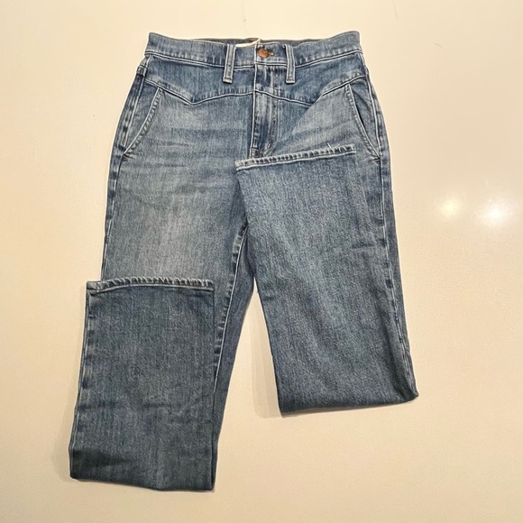 Madewell Women's 25 Slim‎ Demi-Boot Jeans in Medium Wash Size 25 - Picture 2 of 10